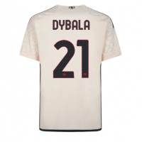 Dres AS Roma Paulo Dybala #21 Gostujuci 2023-24 Kratak Rukav